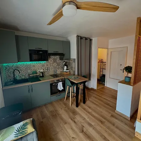 T1 Cosy Equipe, Proche Airbus Aeroport דירה